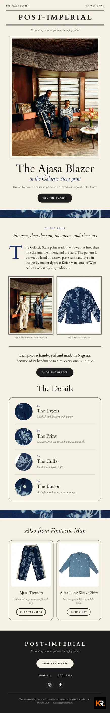 Email campaign design