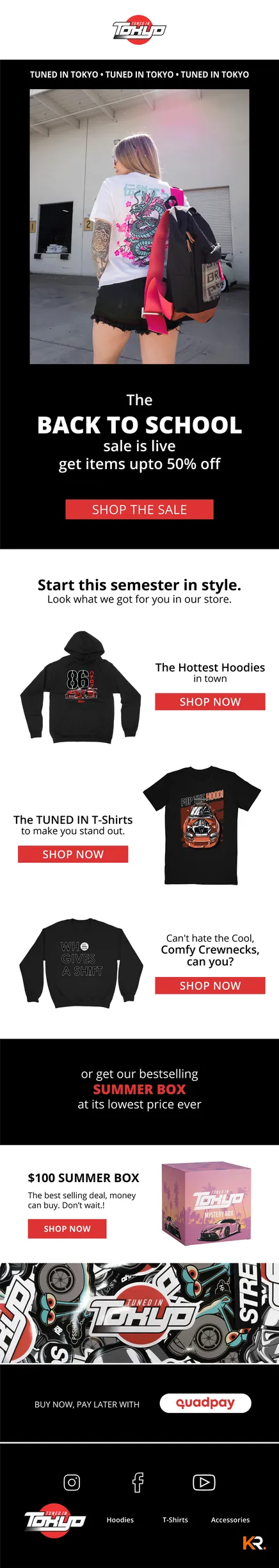 Email campaign design